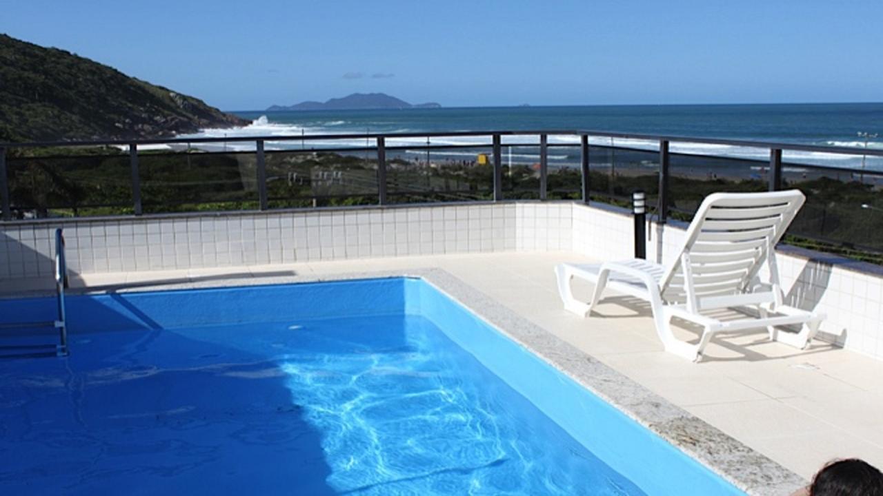 Lindo apartamento de cobertura de frente para o mar com piscina privativa! Florianopolis Exterior foto